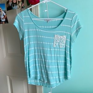 XS Turquoise tee from Charlotte Russe!